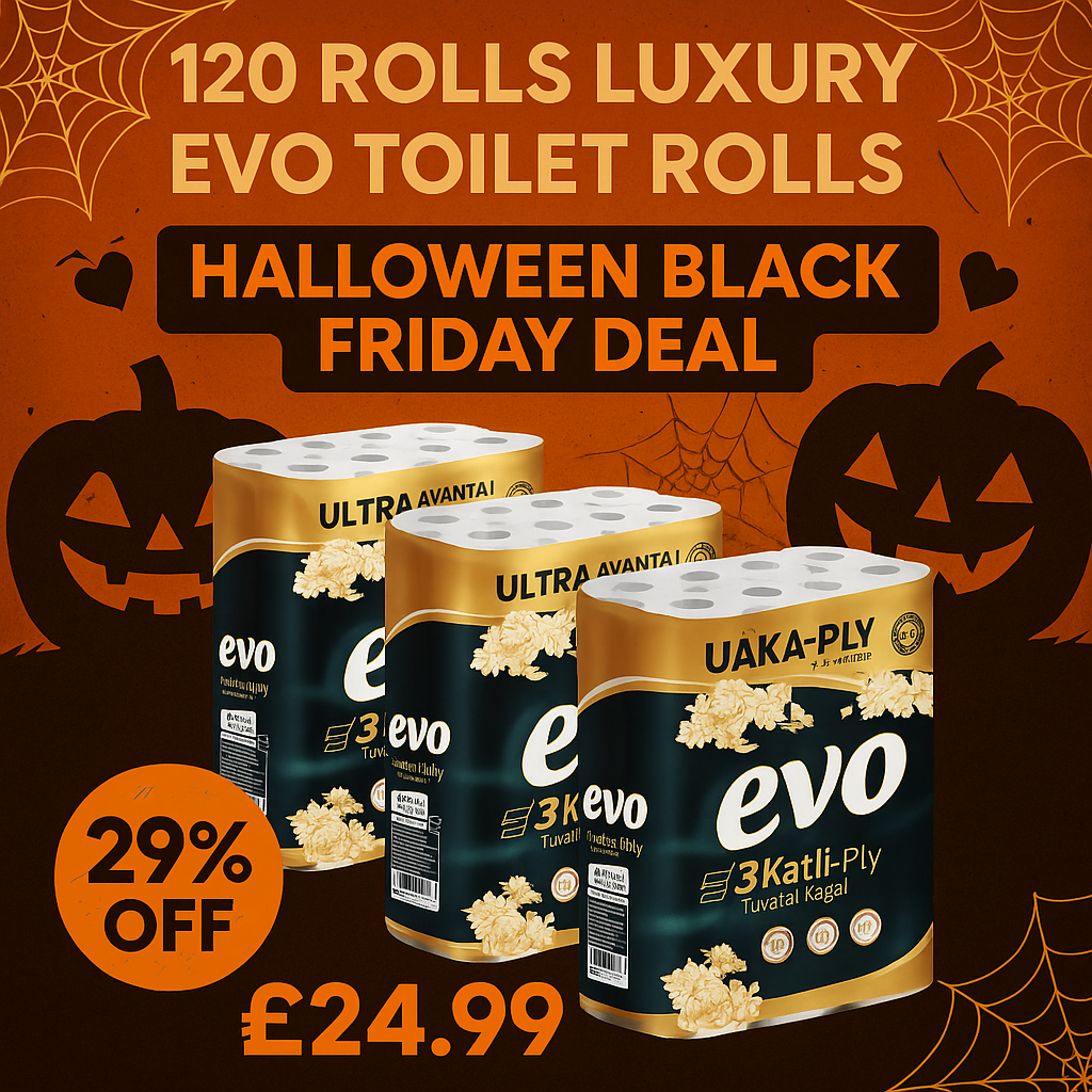 120 Rolls 3Ply Luxury Toilet Paper