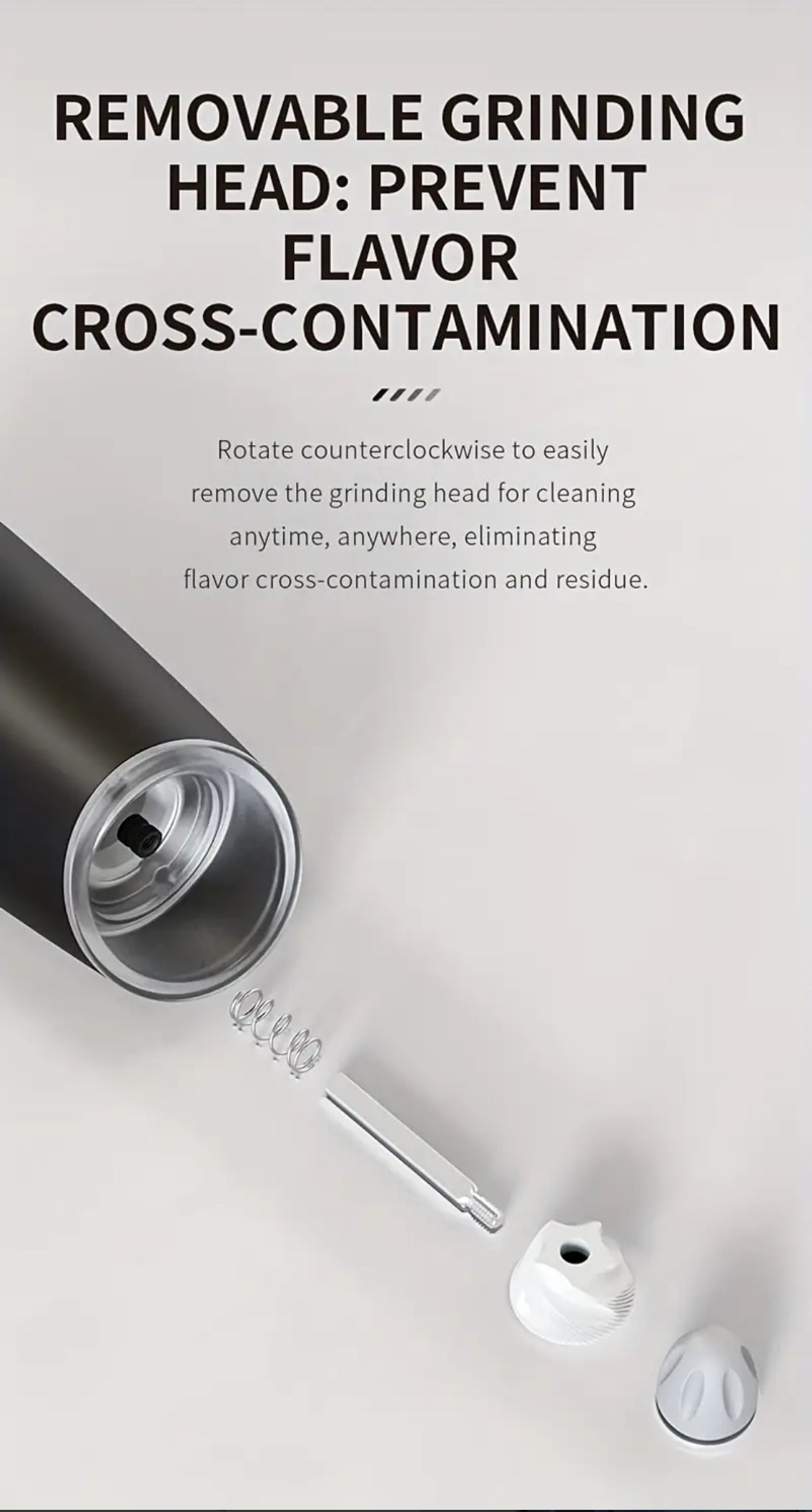 Rechargeable Gravity Salt & Pepper Grinder Gift Set – 2 Pac